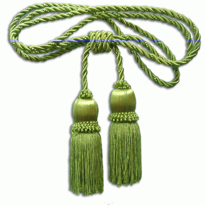 Abrazadera con 2 borlas 4002
